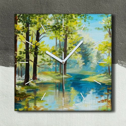 Horloge murale sur - toile, 30x30
