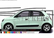 Renault Twingo 3 bande latérale RACING Autocollant Graphic Decals 13 COULEURS