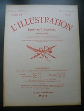 JOURNAL UNIVERSEL L'ILLUSTRATION N° 3919  13 AVRIL 1918