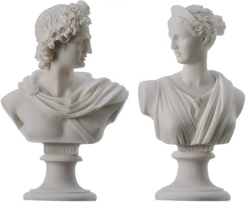 Statues grecques buste