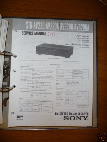 Service manuelle sony - service,
