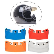 Visière de casque vintage à 5 boutons-pression, protection de rechange,