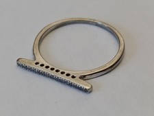 Bague Argent Massif & Pierre à Identifier Taille 63 - 1,6 g Bijoux