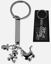 PORTE CLES charms BEBE tétine ourson landau poussette