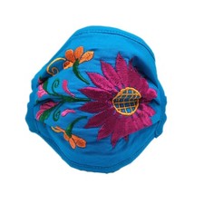 Face Mask Mexican Embroidered