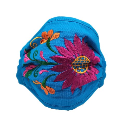 Face mask mexican embroidered - face,