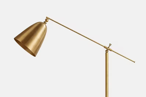 Lampadaire laiton milieu - en,