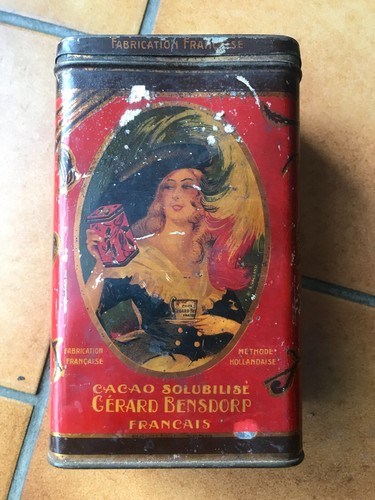 Ancienne boite publicitaire - ancienne,