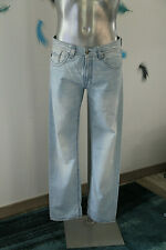 jeans demi slim bleu délavé