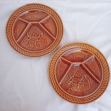 Assiettes fondue a - "la, fondue"