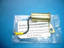 Condensateur pour allumeur Ducellier 12v pour Citroën 2cv 4, 6, Ami 6, Dyane, LN