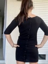 Robe 100% Cachemire Noir