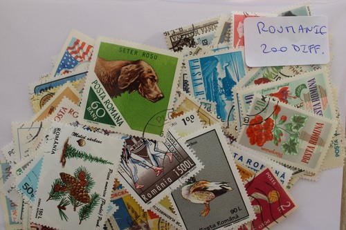 Roumanie 200 timbres