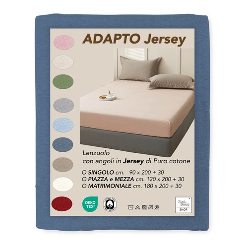 Draps housse jersey adapto - housse,