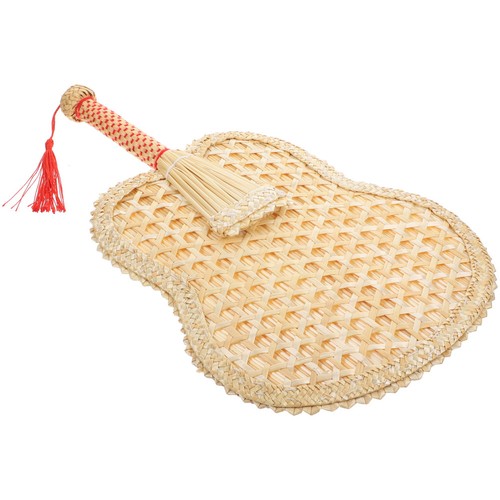 Woven natural wheat straw - woven, fan