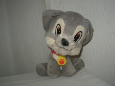 Peluche "Clochard" Chien gris