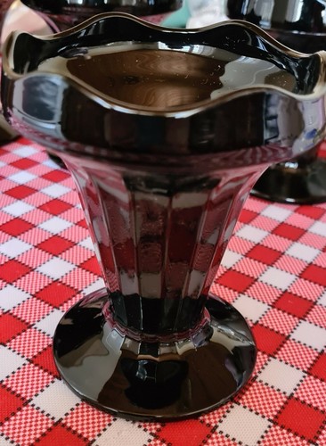 Coupe glace en verre - coupe, a