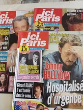 3 Magazines Ici Paris , Johnny Hallyday