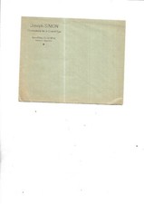 Cinéma. 1900. Michel Simon. Enveloppe. Joseph Simon. Père. Charcutier. Genève. 