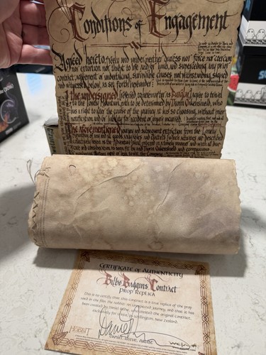 Bilbo baggins deed contract - bilbo, of