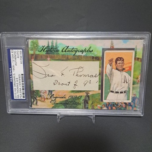 T206 autograph ira thomas - t206,