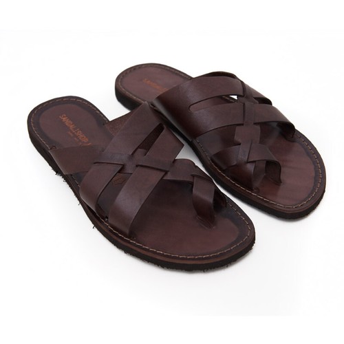 Sandales tongs homme cuir - homme,