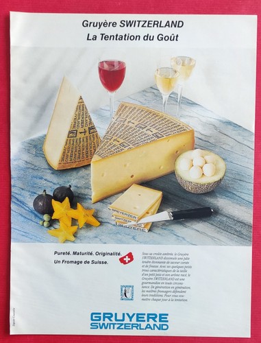 Publicité presse gruyère - publicité, presse: