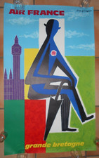 Affiche Air France, ancienne