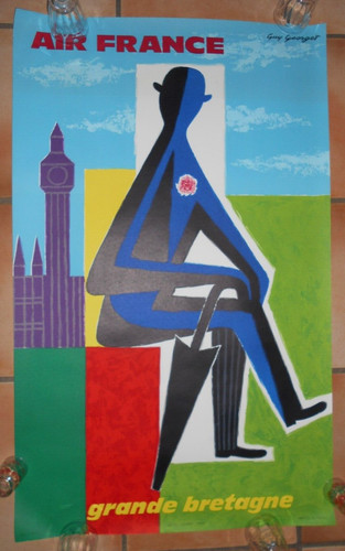 Affiche air france - affiche, france,