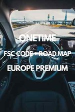 Original BMW ROAD MAP EUROPE EAST or WEST PREMIUM 2025-1 | FSC CODE + ROAD MAP