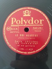 78 RPM - FELIX LECLERC - Le