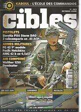CIBLES N°463 KABOUL : ECOLE DES COMMANDOS / BERETTA PX4 STORM DAO / WALTER 1250