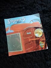 DÉPLIANT FASCICULE PUBLICITAIRE TRACTEUR RENAULT SUPER 5 35 CV AGRICULTURE ...