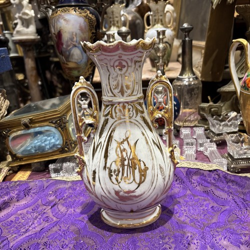 Ancien grand vase porcelaine - grand,