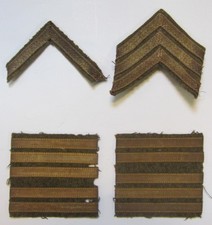 Grades et chevrons d'un commandant de l'armée d'Afrique 1915/1918