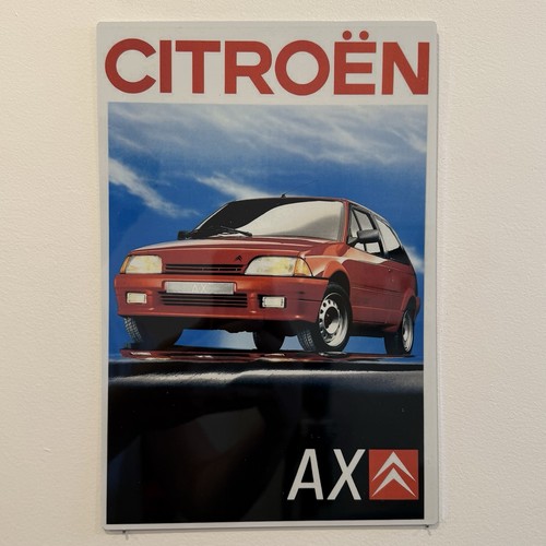 Plaque métal citroën - plaque,