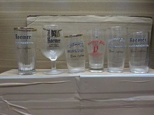 6 VERRE ANCIEN BIERE BRASSERIE