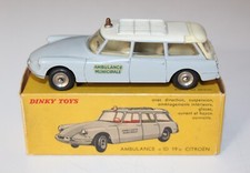 Dinky Toys France Citroën ID 19 Ambulance réf 556 ORIGINAL