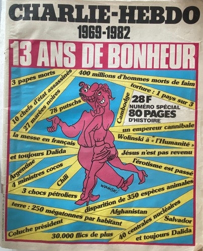 Charlie hebdo years of - 13,