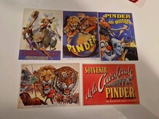 CIRQUE PINDER LOT DE 5 CARTES
