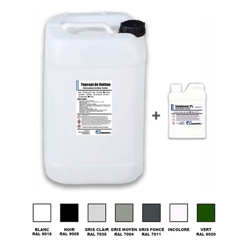 Topcoat gelcoat finition - topcoat/gelcoat,