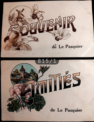 815 2 cartes - 2, postales