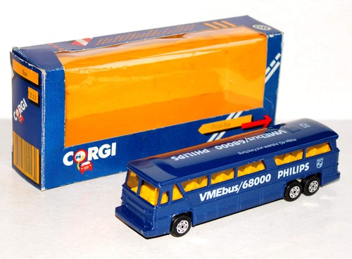 Rare corgi 1223 philips bus - philips,