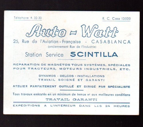 Carte commerciale auto - carte,