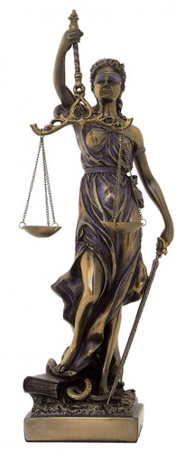 Statue justice démêlé - statue,