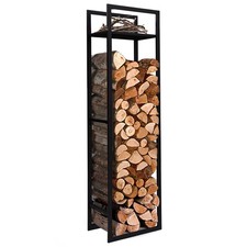 Range bûches vertical acier