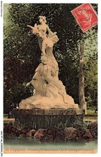 AOJP6-0376-66 - PERPIGNAN - fontaine monumentale - le printemps et bacchus