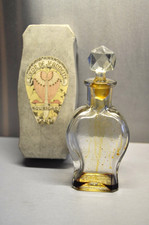 HOUBIGANT ancien flacon parfum "coeur de Jeannette "avec coffret bouchon d'origi