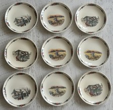 9 Anciennes Assiettes
