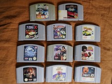 Lot de 11 Jeux Nintendo 64 N64